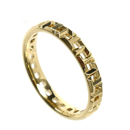 TIFFANY&Co. ティファニー K18YG イエローゴールド Tトゥルー リング・指輪 15号 3.0g レディース【中古】【美品】