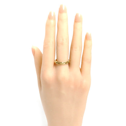 TIFFANY&Co. ティファニー K18YG イエローゴールド Tトゥルー リング・指輪 15号 3.0g レディース【中古】【美品】