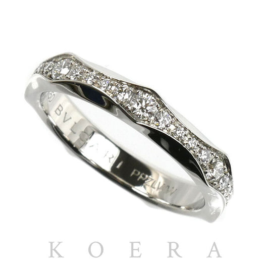 BVLGARI ブルガリ Pt950プラチナ インフィニート リング・指輪 352033 ダイヤモンド 10号 50 4.3g レディース【中古】【美品】
