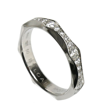 BVLGARI ブルガリ Pt950プラチナ インフィニート リング・指輪 352033 ダイヤモンド 10号 50 4.3g レディース【中古】【美品】