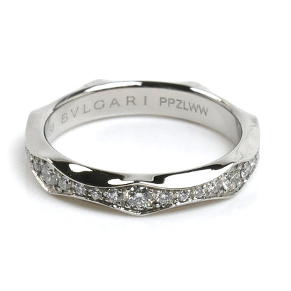 BVLGARI ブルガリ Pt950プラチナ インフィニート リング・指輪 352033 ダイヤモンド 10号 50 4.3g レディース【中古】【美品】