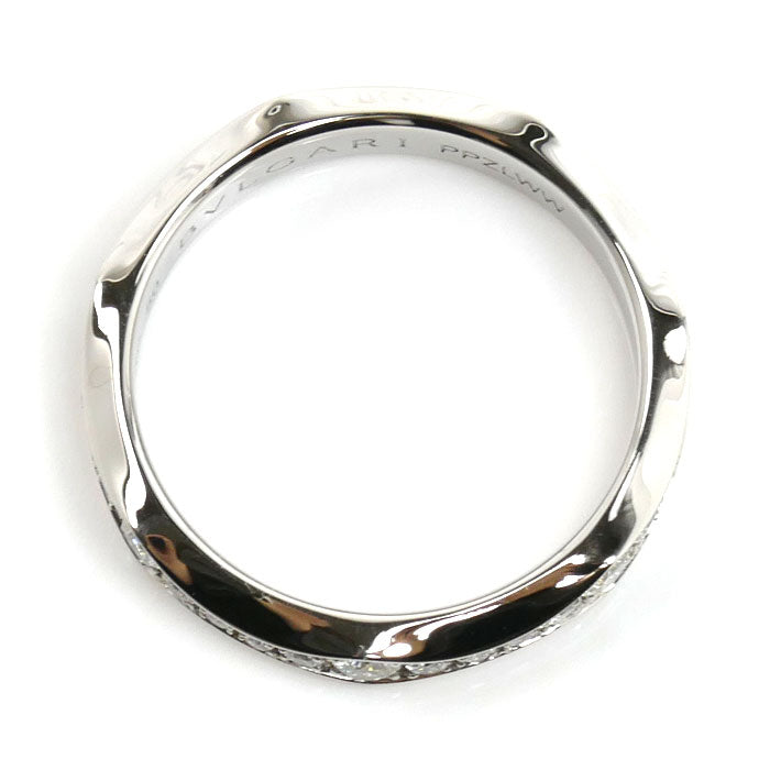 BVLGARI ブルガリ Pt950プラチナ インフィニート リング・指輪 352033 ダイヤモンド 10号 50 4.3g レディース【中古】【美品】