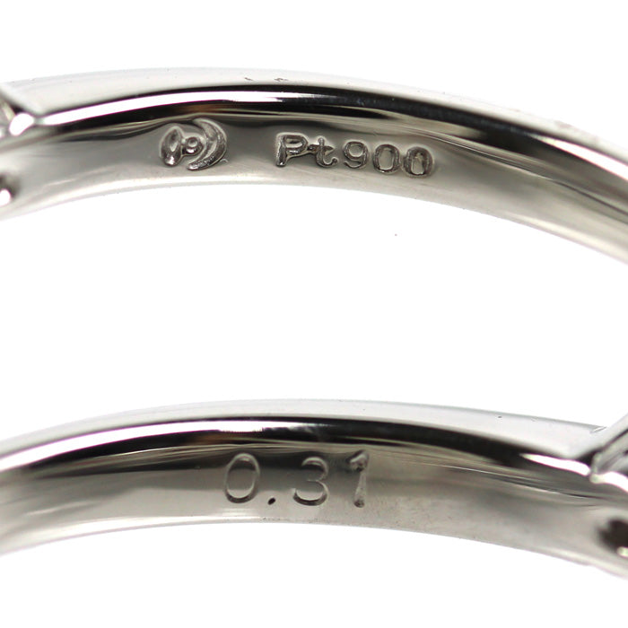 TASAKI タサキ Pt900プラチナ リング・指輪 ダイヤモンド0.31ct ルビー 11.5号 3.9g レディース【中古】