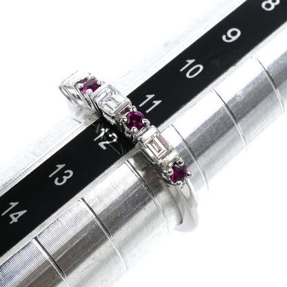 TASAKI タサキ Pt900プラチナ リング・指輪 ダイヤモンド0.31ct ルビー 11.5号 3.9g レディース【中古】