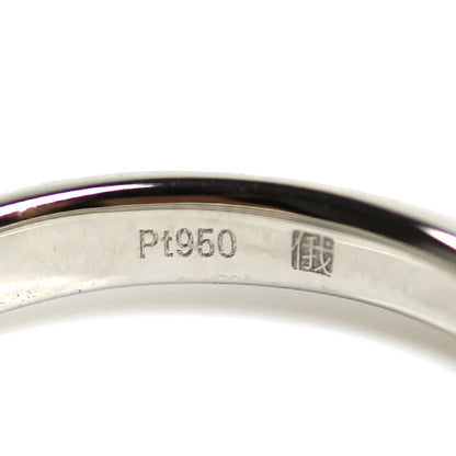 俄 NIWAKA Pt950プラチナ MIZUKAGAMI 水鏡 リング・指輪 2786 ダイヤモンド 11号 4.6g レディース【中古】【美品】