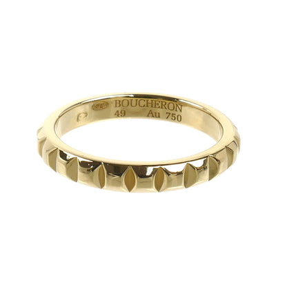 Boucheron ブシュロン K18YG イエローゴールド キャトル クルドパリ ミディアム リング・指輪 JAL00008 9号 49 3.3g レディース【中古】【美品】