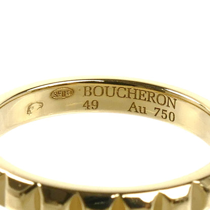 Boucheron ブシュロン K18YG イエローゴールド キャトル クルドパリ ミディアム リング・指輪 JAL00008 9号 49 3.3g レディース【中古】【美品】
