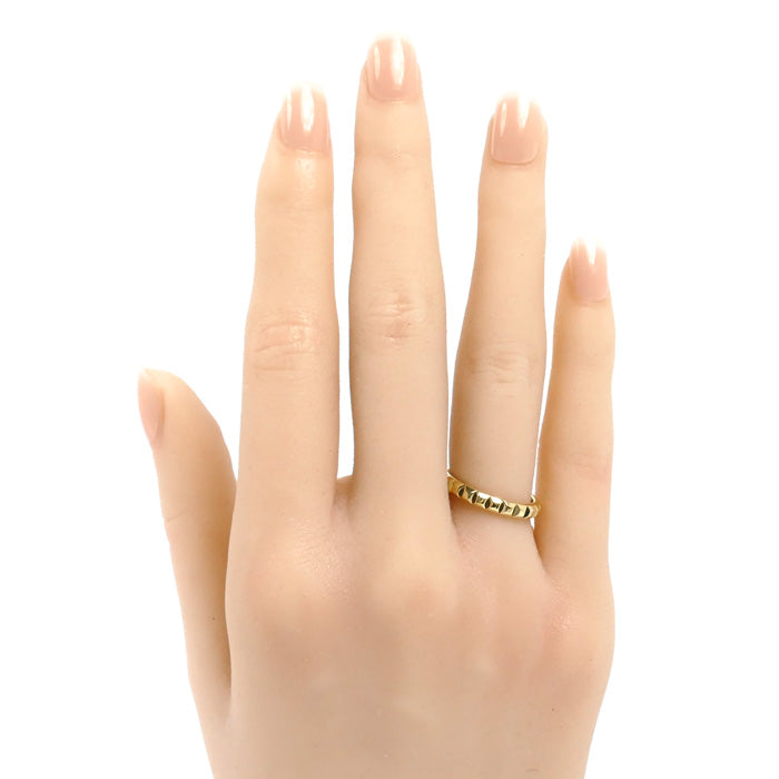 Boucheron ブシュロン K18YG イエローゴールド キャトル クルドパリ ミディアム リング・指輪 JAL00008 9号 49 3.3g レディース【中古】【美品】