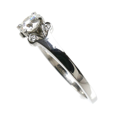 CARTIER カルティエ Pt950プラチナ バレリーナ ソリテール リング・指輪 N4197646 ダイヤモンド0.41ct 6号 46 4.2g レディース【中古】【美品】