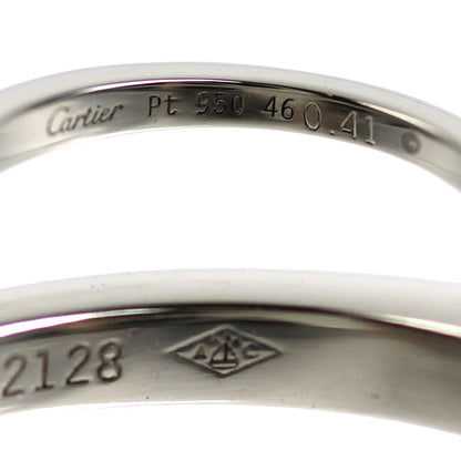 CARTIER カルティエ Pt950プラチナ バレリーナ ソリテール リング・指輪 N4197646 ダイヤモンド0.41ct 6号 46 4.2g レディース【中古】【美品】