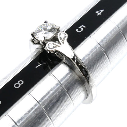 CARTIER カルティエ Pt950プラチナ バレリーナ ソリテール リング・指輪 N4197646 ダイヤモンド0.41ct 6号 46 4.2g レディース【中古】【美品】