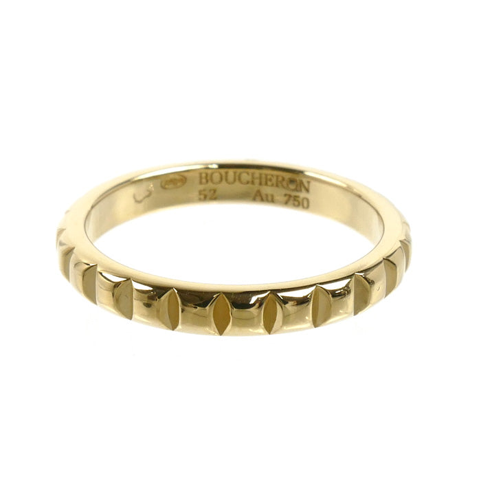 Boucheron ブシュロン K18YG イエローゴールド キャトル クルドパリ ミディアム リング・指輪 JAL00008 12号 52 3.5g レディース【中古】【美品】