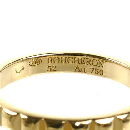 Boucheron ブシュロン K18YG イエローゴールド キャトル クルドパリ ミディアム リング・指輪 JAL00008 12号 52 3.5g レディース【中古】【美品】