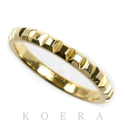 Boucheron ブシュロン K18YG イエローゴールド キャトル クルドパリ ミディアム リング・指輪 JAL00008 17.5号 58 3.9g メンズ【中古】【美品】
