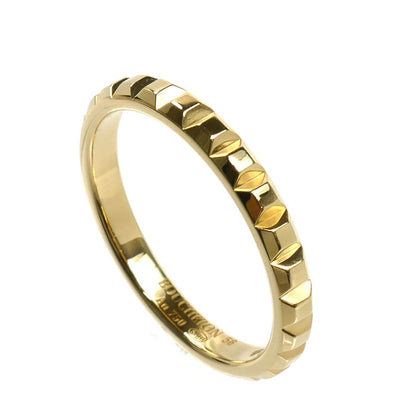 Boucheron ブシュロン K18YG イエローゴールド キャトル クルドパリ ミディアム リング・指輪 JAL00008 17.5号 58 3.9g メンズ【中古】【美品】