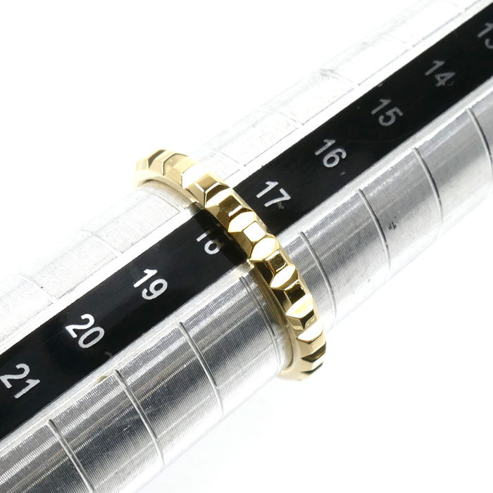 Boucheron ブシュロン K18YG イエローゴールド キャトル クルドパリ ミディアム リング・指輪 JAL00008 17.5号 58 3.9g メンズ【中古】【美品】