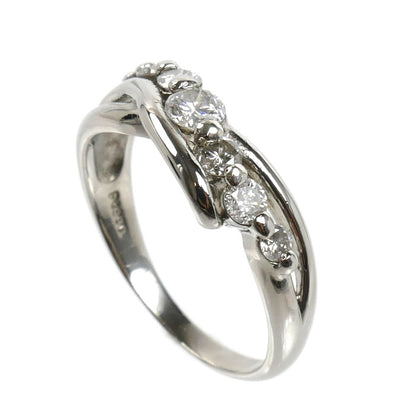 Pt900プラチナ リング・指輪 ダイヤモンド0.50ct 12号 4.8g レディース【中古】