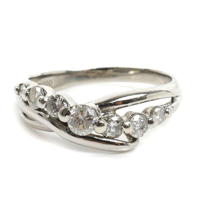 Pt900プラチナ リング・指輪 ダイヤモンド0.50ct 12号 4.8g レディース【中古】
