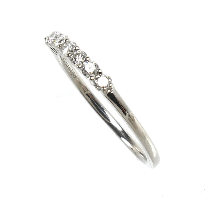 ROYAL ASSCHER ロイヤル・アッシャー Pt900プラチナ リング・指輪 ダイヤモンド0.24ct 13.5号 2.6g レディース【中古】
