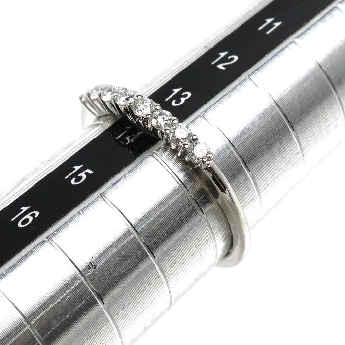 ROYAL ASSCHER ロイヤル・アッシャー Pt900プラチナ リング・指輪 ダイヤモンド0.24ct 13.5号 2.6g レディース【中古】