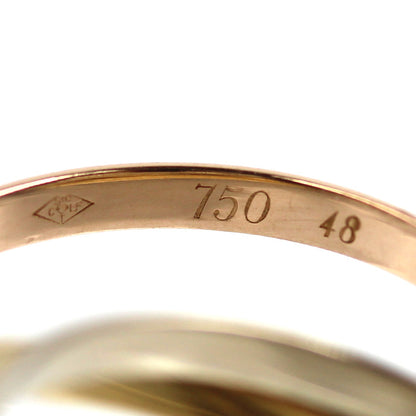 CARTIER カルティエ K18YG/PG/WG les must de Cartier トリニティXS リング・指輪 8号 48 3.2g レディース【中古】