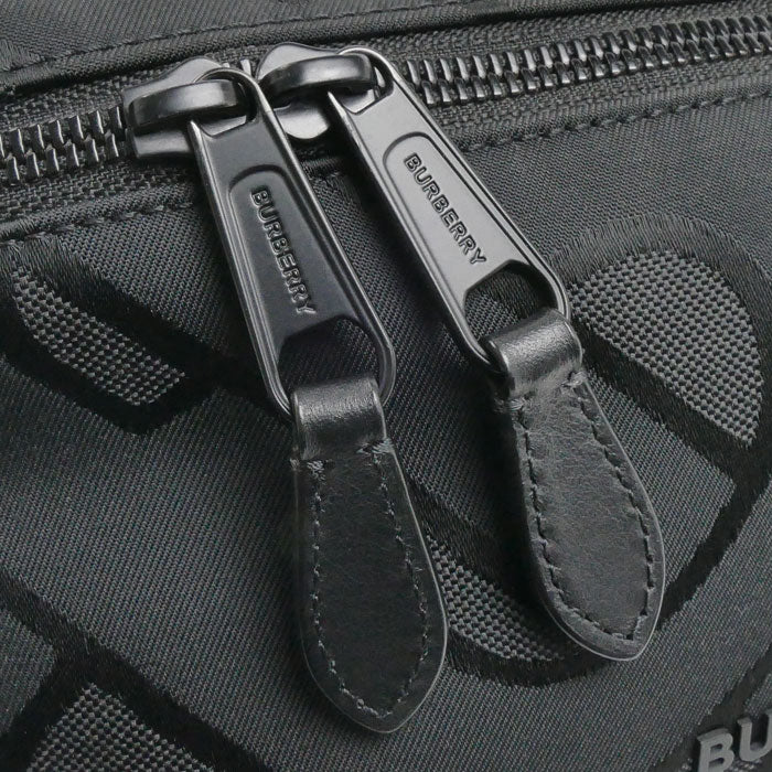 BURBERRY バーバリー モノグラム ソニー ボディバッグ ブラック 8043707 メンズ【中古】