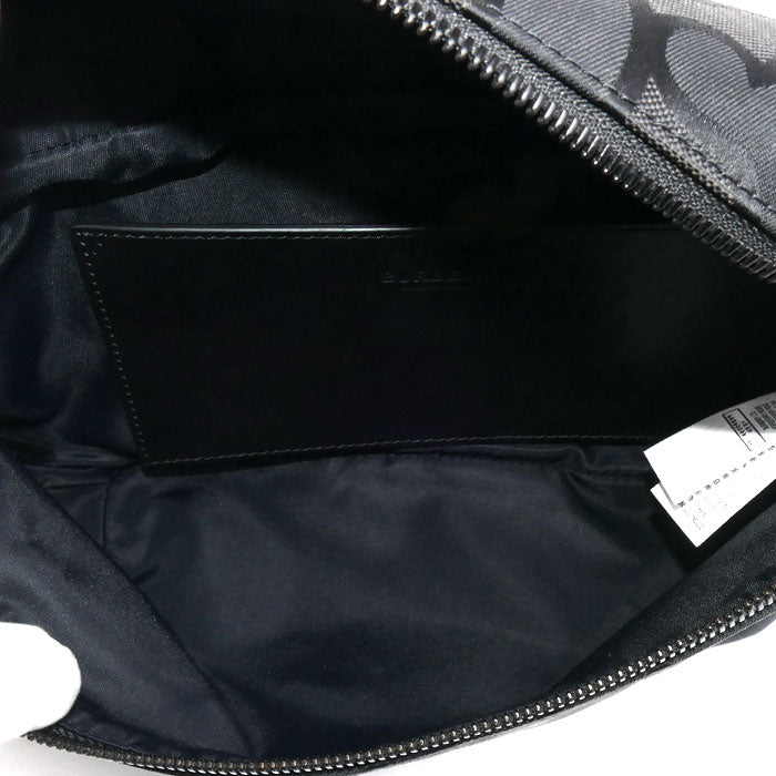 BURBERRY バーバリー モノグラム ソニー ボディバッグ ブラック 8043707 メンズ【中古】