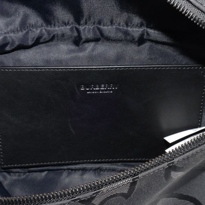 BURBERRY バーバリー モノグラム ソニー ボディバッグ ブラック 8043707 メンズ【中古】