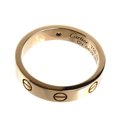 CARTIER カルティエ K18PG ピンクゴールド ミニラブ 1Pダイヤ リング・指輪 B4050752 ダイヤモンド 11.5号 52 4.3g レディース【中古】