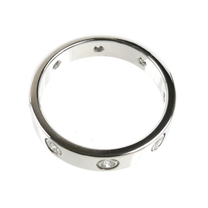 CARTIER カルティエ K18WG ホワイトゴールド ミニラブ フルダイヤ リング・指輪 B4050651 ダイヤモンド 11号 51 4.4g レディース【中古】【美品】