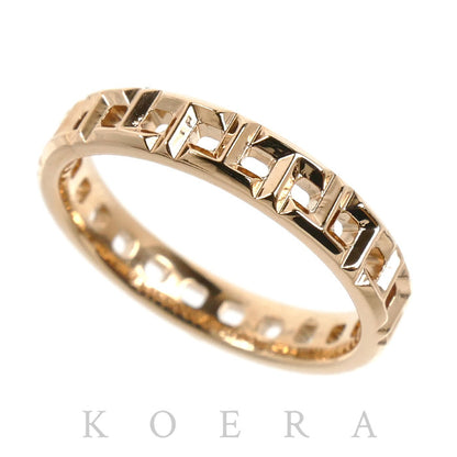 TIFFANY&Co. ティファニー K18PG ピンクゴールド Tトゥルー ナロー リング・指輪 63065188 9号 2.9g レディース【中古】【美品】
