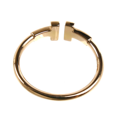 TIFFANY&Co. ティファニー K18PG ピンクゴールド Tワイヤー ダイヤ リング・指輪 60147328 ダイヤモンド 14号 2.4g レディース【中古】