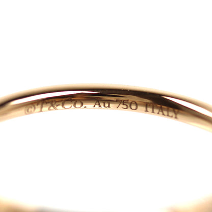 TIFFANY&Co. ティファニー K18PG ピンクゴールド Tワイヤー ダイヤ リング・指輪 60147328 ダイヤモンド 14号 2.4g レディース【中古】