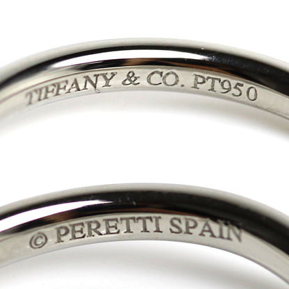 TIFFANY&Co. ティファニー Pt950プラチナ カーブドバンド 9Pダイヤ リング・指輪 60016939 ダイヤモンド 9号 3.2g レディース【中古】【美品】
