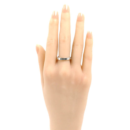 TIFFANY&Co. ティファニー Pt950プラチナ フラットバンド 3Pダイヤ リング・指輪 ダイヤモンド 15号 5.5g レディース【中古】【美品】