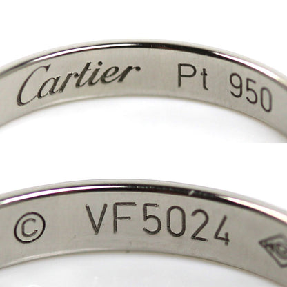 CARTIER カルティエ Pt950プラチナ 1895 ウエディング 1Pダイヤ リング・指輪 B4057746 ダイヤモンド 6号 46 2.7g レディース【中古】【美品】