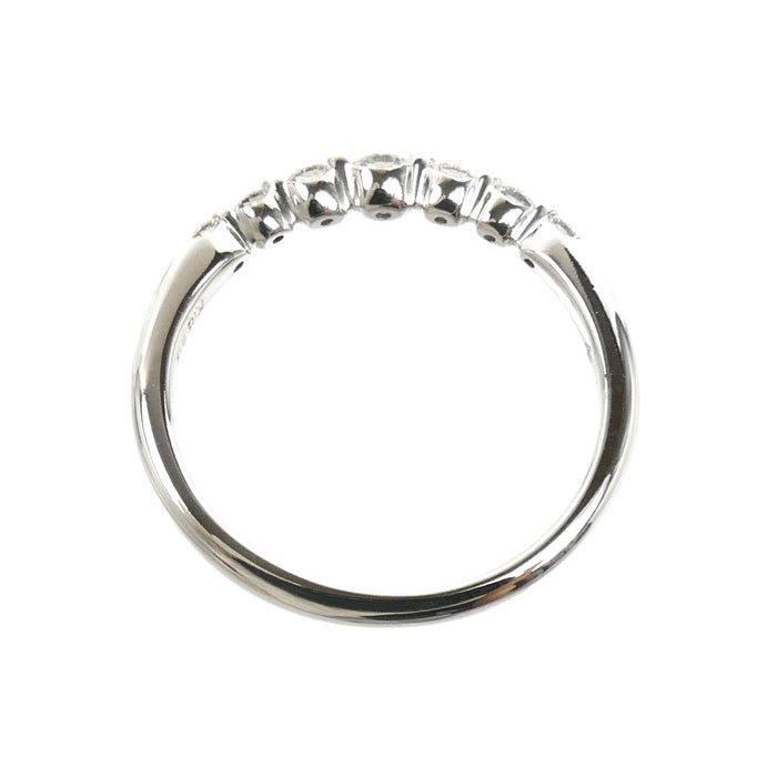 Ponte Vecchio ポンテヴェキオ K18WG ホワイトゴールド リング・指輪 ダイヤモンド0.20ct 9号 1.8g レディース【中古】【美品】
