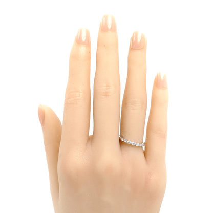 Ponte Vecchio ポンテヴェキオ K18WG ホワイトゴールド リング・指輪 ダイヤモンド0.20ct 9号 1.8g レディース【中古】【美品】