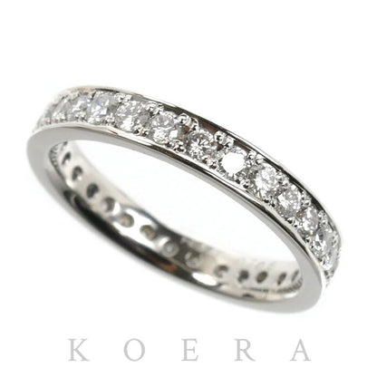 Pt900プラチナ フルエタニティ リング・指輪 ダイヤモンド0.706ct 8号 3.6g レディース【中古】【美品】