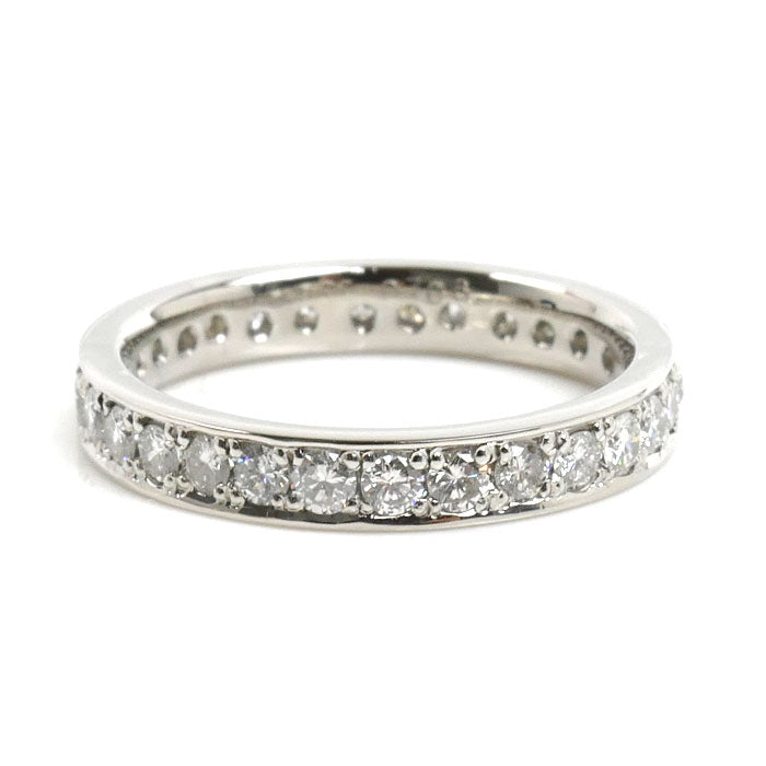 Pt900プラチナ フルエタニティ リング・指輪 ダイヤモンド0.706ct 8号 3.6g レディース【中古】【美品】