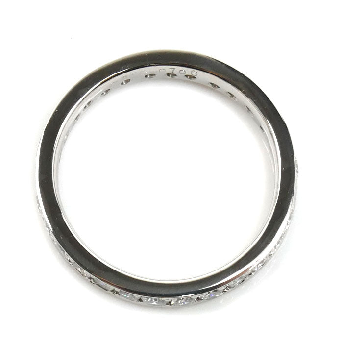 Pt900プラチナ フルエタニティ リング・指輪 ダイヤモンド0.706ct 8号 3.6g レディース【中古】【美品】