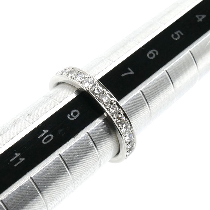 Pt900プラチナ フルエタニティ リング・指輪 ダイヤモンド0.706ct 8号 3.6g レディース【中古】【美品】