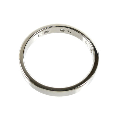 CARTIER カルティエ Pt950プラチナ エングレーブド 2Pダイヤ リング・指輪 B4077854 ダイヤモンド 14号 54 4.9g レディース【中古】【美品】