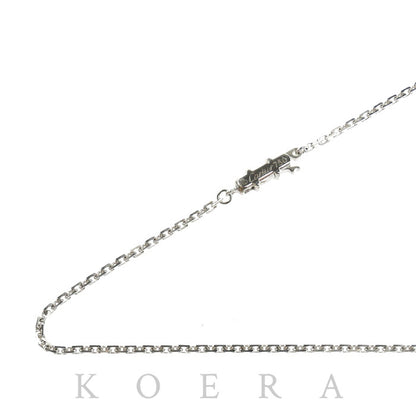 CARTIER カルティエ K18WG ホワイトゴールド スレーブチェーン ネックレス 5.7g 42cm レディース【中古】