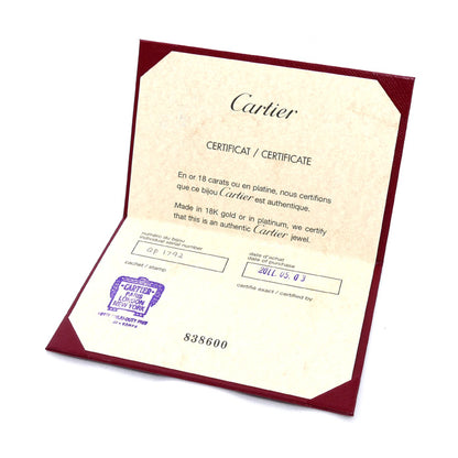 CARTIER カルティエ K18WG ホワイトゴールド スレーブチェーン ネックレス 5.7g 42cm レディース【中古】