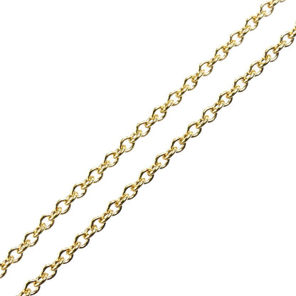 TIFFANY&Co. ティファニー K18YG イエローゴールド バイザヤード ハート ネックレス ダイヤモンド 2.1g 41cm レディース【中古】