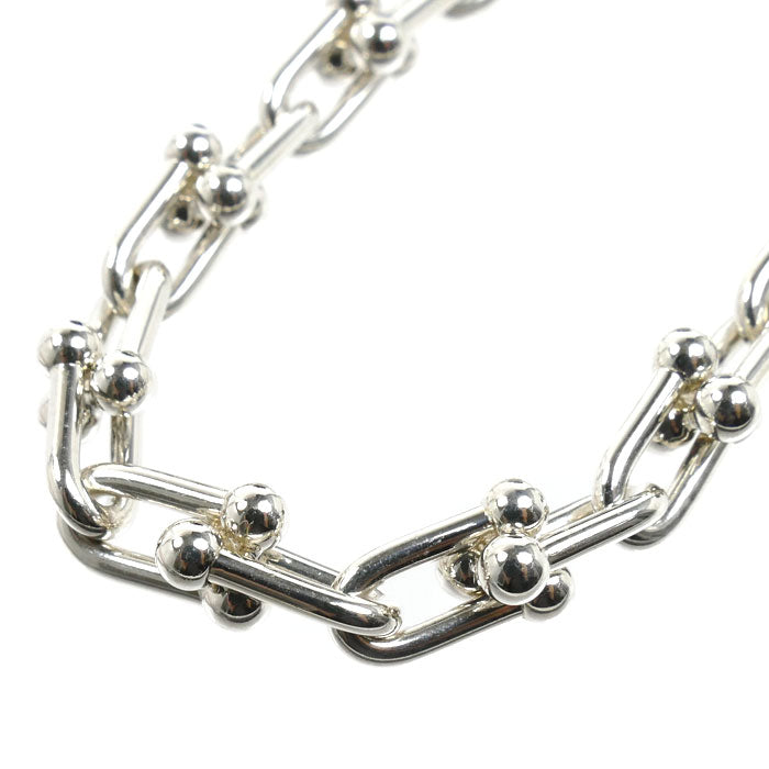 TIFFANY&Co. ティファニー シルバー925 ハードウェア スモール リンク ネックレス 60153093 42.6g 45cm レディース【中古】