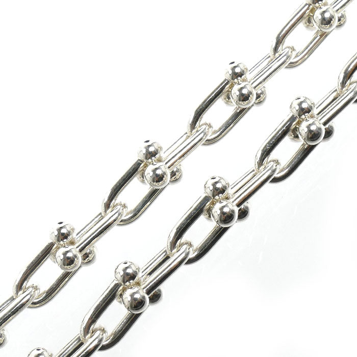 TIFFANY&Co. ティファニー シルバー925 ハードウェア スモール リンク ネックレス 60153093 42.6g 45cm レディース【中古】