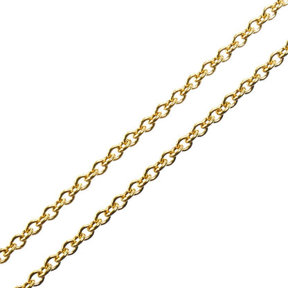 TIFFANY&Co. ティファニー K18YG イエローゴールド ネックレス 小豆 3.2g 40cm レディース【中古】