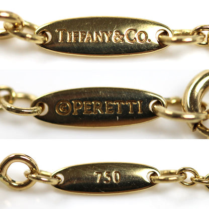 TIFFANY&Co. ティファニー K18YG イエローゴールド ネックレス 小豆 3.2g 40cm レディース【中古】